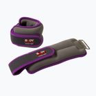 Handgelenksgewichte Body Sculpture Bb 2700U 2 x 0,5 kg grey/purple