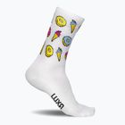 LUXA Donuts Radsocken weiß LUAMSDS