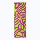 Yoga-/Fitnessmatte FORCEBAND Abstrakt Violett 4 mm violett/linde