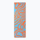 Yoga-/Fitnessmatte FORCEBAND Abstract Orange 4 mm orange/blau
