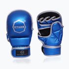 Octagon Mettalic MMA Sparring Handschuhe blau