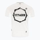 Octagon Logo Smash Herren-T-Shirt weiß