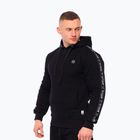 Herren Sweatshirt Octagon Stripe schwarz