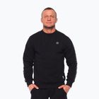 Herren Sweatshirt Octagon Stripe schwarz