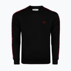 Herrenpullover Octagon Stripe black/red