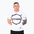 Shirt Damen Octagon Logo Smash white