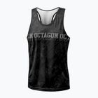 Octagon Geo Grunge schwarzes Herren Tank Top