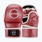 Octagon Metallic MMA rote Grappling-Handschuhe