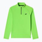 Thermoaktiver Sweatshirt Hoodie Kinder 4F M050 green