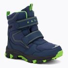 KADVA Kinderschneestiefel Snowey Mid WP navy blau/grün