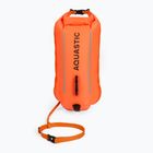 Sicherheitsboje zum Schwimmen mit Tasche AQUASTIC double-chamber orange