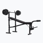 XTREXO BenchFit Lite Trainingsbank mit Ständer und Langhantel schwarz