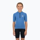 Kinder-Radtrikot ATTABO TEVRA JR mit kurzem Reißverschluss blau