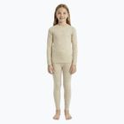 Kinder Thermounterwäsche-Set WOOLCANO Merino SET0683 beige