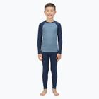 Thermo-Unterwäsche-Set für Kinder WOOLCANO Merino SET0982 blue
