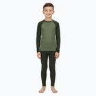 Kinder Thermo-Unterwäsche-Set WOOLCANO Merino SET0982 khaki