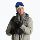 Skihandschuhe KADVA Mountain Flow Pro Leder 3M Thinsulate schwarz