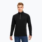 Herren Thermo-Sweatshirt WOOLCANO Merino TOP0544 schwarz