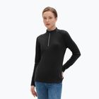 Damen Thermo-Sweatshirt WOOLCANO Merino TOP0545 schwarz