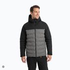 Herren gefütterte Jacke KADVA GlacierShell grau