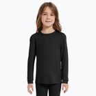 WOOLCANO Kinder Thermo-Sweatshirt 100% MERINO TOP00947 schwarz