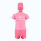 Kinderschwimmset AQUASTIC UV 50+ UPF Marimo JRG rosa