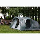 Aufblasbares 6-Personen Campingzelt KADVA AIRcamp 6.24 grün