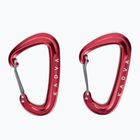 Karabiner zur Befestigung der Hängematte KADVA Hammock Karabiner rot