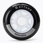 Inliner Rollen Räder ATTABO Wheels 84 mm 4 Stk. Schwarz