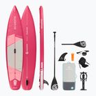 Set Board SUP aufblasbar AQUASTIC Touring 11'6" rosa