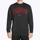 Herren PROSTO Crewneck Varsity Sweatshirt schwarz