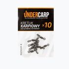 UNDERCARP Karpfen-Schnellwechseldrehwirbel schwarz UC55