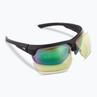 GOG Benelli mattschwarze/polychromatische weiß-blaue Sonnenbrille