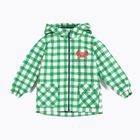 KID STORY Kinderjacke wind- und wasserdicht grünes Gitter
