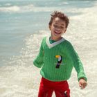 KID STORY Kinderpullover Bio-Baumwolle grüner Pelikan