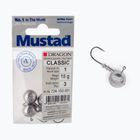 Mustad Classic Jigkopf 3 Stück Größe 1 silber PDF-724-050-001