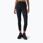 Damen-Trainingsleggings 4F Multiactive FNK F419 deep black