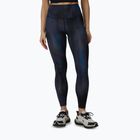 Damen-Trainingsleggings 4F Solar Punk FNK F454 sea green allover