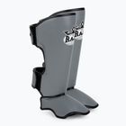 Schienbein- und Fußschützer RAJA BOXING Lightweight Shin Guards Semi Leather grey
