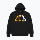 Herrenpullover MANTO Logo Hoody schwarz