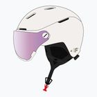 Kinder-Skihelm 4F U134 off white