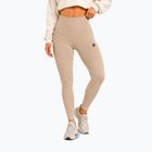 Damen-Trainingsleggings Octagon Legion Ribber beige