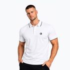 Herren-Poloshirt Octagon Legion Tipped Small Logo 3D Polo white