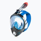 AQUA-SPEED Brizo Vollgesichtsmaske zum Schnorcheln + Kamerahalter schwarz/blau