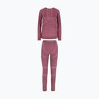 Damen Thermounterwäsche-Set Viking Lan Pro claret/light pink