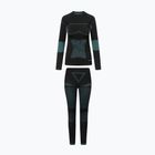 Damen-Thermo-Unterwäsche-Set Viking Ilsa black/turquoise