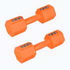 Verstellbare Hanteln HMS HL03 2 x 2,5 kg orange