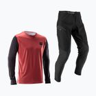 Kinder-Fahrrad-Set Leatt Ride Kit MTB 1.0 dusty red