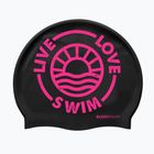 Schwimmkappe BuddySwim LLS2 Silicone black / pink