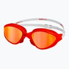 Schwimmbrille BuddySwim OzeanX Mirror red/white/orange